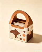 Boîte d'emballage en carton rigide sur mesure pour tasse en verre léger, coffret cadeau de luxe nordique pour ensemble de tasses à café en céramique avec poignée