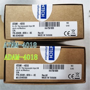 Módulo de entrada de termopar de 8 canales Advantech ATAM-4018 con Modbus, fabricado en Taiwán - Product Image 2
