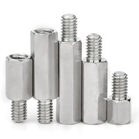 M2 M3 M4 M5 M6 M7 M8 M10 entretoise filetée mâle femelle zinguée en aluminium galvanisé hexagone pcb cylindre entretoises hexagonales