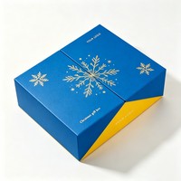 Boîte cadeau personnalisée recyclable à deux portes magnétiques avec logo imprimé, gaufrage à chaud doré, UV, double porte, créative et personnalisée