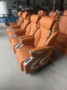 <span class=keywords><strong>KIA</strong></span> Carnival Luxury Aero Seat Primera clase 12V Asiento de coche eléctrico Reposapiés ajustable Cuero transpirable-PVC PU Vito Alphard - Product Image 4