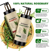 Ensemble de soins capillaires à la lavande sans sulfate avec kératine, eau de riz et biotine, routine 4 pièces comprenant shampoing, après-shampoing, traitement et huile