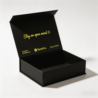Boîte-cadeau personnalisée haut de gamme avec logo, boîte en étain pour parfum, emballage de luxe, boîtes-cadeaux mates, emballages rigides en carton pour cosmétiques