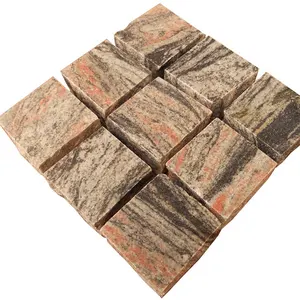 Nouveau Design Naturel Juparana <span class=keywords><strong>Rouge</strong></span> Lumière Granit pour Lavabo Éviers Tops Pavé Mur Plancher Dalles De Pierre Carrelage - Product Image 1