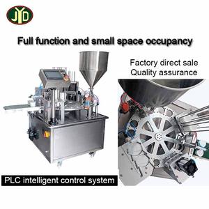 เครื่องบรรจุและปิดผนึกแบบโรตารี่อัตโนมัติเต็มรูปแบบ รุ่น JYD Price YT-300 สำหรับบรรจุโยเกิร์ต กาแฟ แยม น้ำผลไม้ และของเหลวอื่นๆ ลงในถ้วยกระดาษขนาดเล็ก - Product Image 3