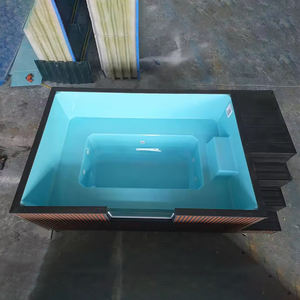 Nouvelle conception de piscine familiale hors sol avec grand cascade, conteneur en fibre de verre résistant aux UV pour une utilisation en extérieur - Product Image 3