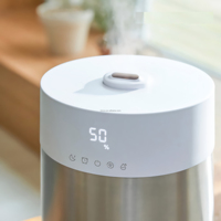 Humidificateur d'air à ultrasons 24V en acier inoxydable 2025 pour maison et grande pièce, multifonction avec adaptateur KC