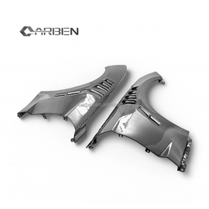 Ford Mustang GT Ecoboost Oto Parçaları 2015-2023 Yeni Durum Çekme Kancası Kesikleri İçin AC Tarzı Karbon Fiber FRP Genişletilmiş Çamurluk Havalandırması - Product Image 2