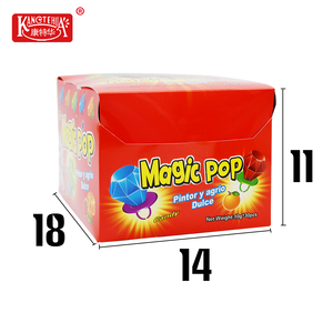 Bonbons durs en forme de bague de diamant, saveur de fruits assortis, bonbons pour les doigts, pour les fournitures de fête, emballage en boîte, bonbons durs multicolores - Product Image 2