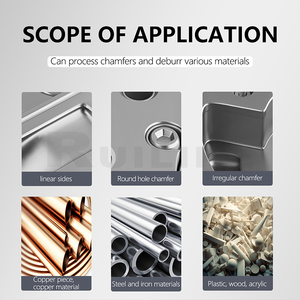 Industrielle Pneumatische Abschrägmaschine RUILIKE Modell A-2 für Metallentgratung Kantenabschrägung Einstellbare Klinge Hochgeschwindigkeit 1,25 - Product Image 6