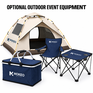 Set da Campeggio Personalizzabile con Logo: Tenda, Tappetino da Picnic, Borsa Termica - Attrezzatura Outdoor Combinabile per Gite in Famiglia e Attività di Club - Product Image 4