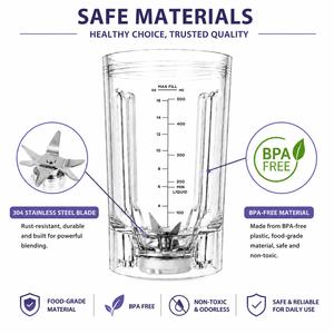 Vaso de Repuesto para Licuadora Portátil <span class=keywords><strong>Ninja</strong></span> Blast Max BC251, Vaso de 22 oz con Tapa Giratoria para Batidos - Product Image 2