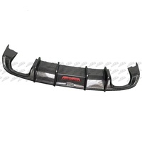 Diffuseur arrière en fibre de carbone pour Audi A3 S3 8V avec éclairage LED, kit carrosserie pour Audi A3 S3 8V 2013 2014 2015 2016