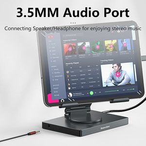 Cargador PD de Aluminio 9 en 1 Soporte Multifuncional Hub <span class=keywords><strong>USB</strong></span>-C con Audio, Gigabit RJ45, HDTV, Lector de Tarjetas SD/TF <span class=keywords><strong>y</strong></span> <span class=keywords><strong>USB</strong></span> 3.0 - Product Image 6
