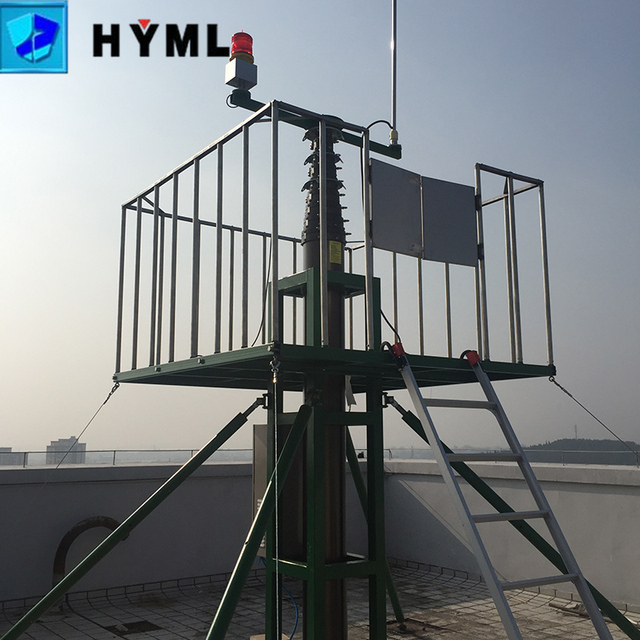 Building Roof Antenna Telescopic Mast High Quality Aluminum Alloy Powder-Coated Height Portable Outdoor Mast