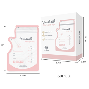 Sacchetti per la Conservazione del <span class=keywords><strong>Latte</strong></span> Materno Pronti all'Uso, 200ml, per Congelamento e Conservazione del <span class=keywords><strong>Latte</strong></span> - Product Image 2