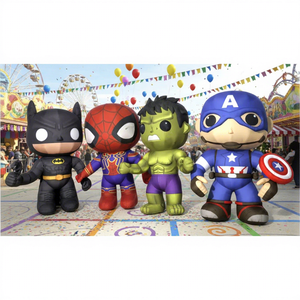 Costume de super-héros gonflable d'extérieur, impression numérique, ventilateur intégré, personnage de dessin animé, robe de marche pour défilé de carnaval - Product Image 1