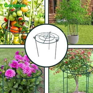 Lot de 3 supports de <span class=keywords><strong>plantes</strong></span> ronds modernes <span class=keywords><strong>pour</strong></span> fleurs, pivoines, roses, lys, <span class=keywords><strong>plantes</strong></span> d'intérieur et d'extérieur, anneaux de soutien - Product Image 6