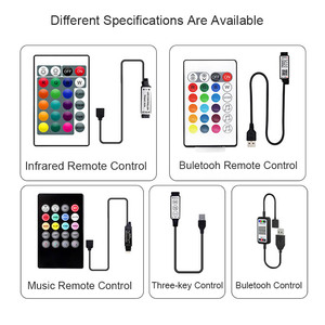 Ensemble d'éclairage flexible USB 5V 5050 RGB étanche musique télécommande Smart Led Strip Lights pour <span class=keywords><strong>la</strong></span> décoration de <span class=keywords><strong>la</strong></span> maison - Product Image 6