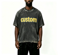 T-shirt en coton surdimensionné de haute qualité fabriqué en Chine, impression DTG, poids lourd 400 g/m², impression personnalisée