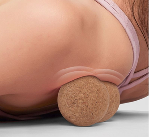 CZFIT Custom Logo Eco-Friendly Cork Peanut <b>Massage</b> <b>Ball</b> Natural Size Pattern Pressure Relief Muscle Recovery Yoga <b>Ball</b> Unisex - Product Image 5
