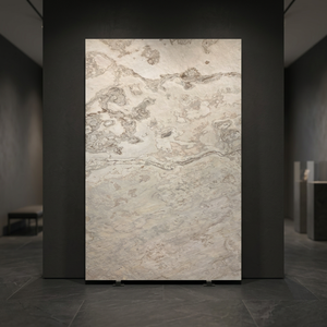 Revêtement mural souple en pierre d'ardoise blanche d'automne, finition naturelle légère pour décoration intérieure et extérieure - Product Image 3