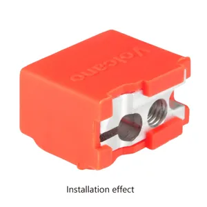 Mellow High Quality Cartridge <strong>Heater</strong> <strong>Block</strong> Silicone Volcano <strong>Socks</strong> for <strong>3d</strong> <strong>Printer</strong> Volcano Heated <strong>Block</strong> for Volcano Hotend Nozzle - Product Image 3