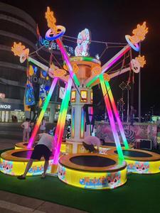 <b>Indoor</b>/Outdoor Metal <b>Trampoline</b> Amusement Rides for Sale for Shopping Malls Made of Durable Steel - Product Image 2