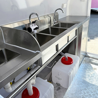Remolque de Comida Personalizado para Campamento, Carrito de Helados, Waffles, Pizza y Hot Dogs