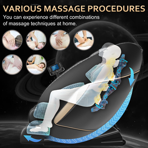 Home/office <b>Chair</b> With Bluetooth, Speakers, <b>Zero</b>-<b>gravity</b>, & Full-body Air Massage. Black, 50"x26"x40". 606 Vending <b>Chair</b> - Product Image 5