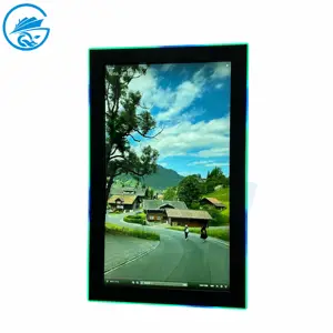 43 inch Acrylic LED ánh sáng bezel dọc cảm ứng hồng ngoại màn hình Màn hình