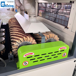 Machine à poncer avec <span class=keywords><strong>brosse</strong></span> <span class=keywords><strong>rotative</strong></span> pour ébavurage |   Machine automatique à haute efficacité pour le débavurage et la finition du métal/du bois - Product Image 1