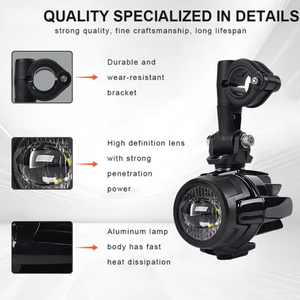 Faro auxiliar para motocicleta de 40W, faro antiniebla para motocicleta, lámpara Led de conducción para <span class=keywords><strong>BMW</strong></span> R <span class=keywords><strong>1200</strong></span> <span class=keywords><strong>GS</strong></span> Adventure LC <span class=keywords><strong>Moto</strong></span> - Product Image 6