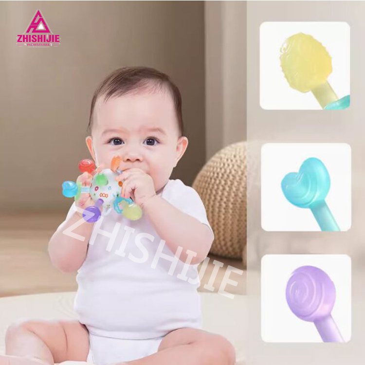 Inchant – Balle Sensorielle En Peluche Avec Clochette – Jouet Hochet 15,5 Cm – Étiquettes Texturées – Cadeau Bébé Dès Naissance – Vert