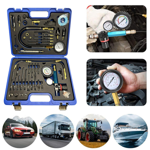 Podofo 46pcs Compression <b>Tester</b> Car Tool Sets Diesel and Petrol Engines Pressure Loss <b>Tester</b> Car Repair Tool Wholesale Price - Product Image 3