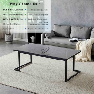 <span class=keywords><strong>Tavolino</strong></span> da Caffè in Ceramica OKAY, Nuovo Arrivo, Moderno e Alla Moda per Area Lounge, Piano in Pietra Sinterizzata Premium - Product Image 1