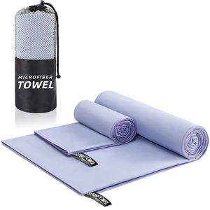 Serviette de sport en microfibre personnalisable, séchage rapide, rafraîchissante, tissée, avec logo brodé, rectangulaire unie, portable - Product Image 4