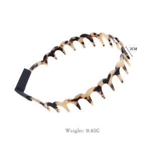 BELLEWORLD Custom Goody Toothed <strong>Alice</strong> Band Acetate <strong>Headband</strong> Tortoise Hair <strong>Headband</strong> for Women - Product Image 5