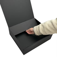 Boîtes Cadeaux Pliables de Luxe à Conception Personnalisée avec Fermeture Magnétique en Carton, Marquage à Chaud