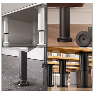 Gambe di Supporto Regolabili in Altezza in Alluminio Moderno Resistente 8/12/18/25/42/72cm per Mobili da Cucina, Divani e Tavoli da Pranzo - Product Image 6