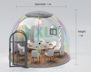 Lujo Glamping Canopy Bubble Domes House Tienda iglú transparente para <span class=keywords><strong>Hotel</strong></span> Villa Park Experiencia de camping Premium - Product Image 2