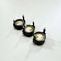 Buzzer Piezo Pasif SWT Factory 19mm 2.7kHz Desibel Tinggi, Pemasangan PCB Lubang Tembus, Bulat, Alarm Piezoelektrik