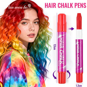 Набор цветной мелки для волос Panwenbo, 10 цветов, оптом, легко смывается, нетоксичный, временная краска для волос, карандаш-краситель для детей и домашних животных - Product Image 3