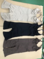 Bodysuit tanpa lengan, tanpa jahitan, pelangsing, kompresi, pembentuk tubuh, pakaian pembentuk tubuh untuk wanita