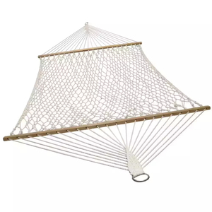 12ft đôi bông sợi dây Võng với đứng gỗ spreader cho hiên sân sau Patio và hồ bơi - Product Image 1