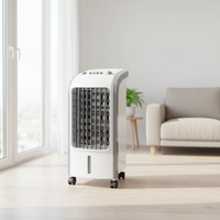 Refroidisseur d'air évaporatif portable 4L pour maison et hôtel, 80W, 3 vitesses, électrique