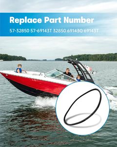 Correa en V 69143Q para Motores Mercury <span class=keywords><strong>MerCruiser</strong></span> 2.5 <span class=keywords><strong>3.0</strong></span> 7.4 8.2 L |   Para motores Stern Drive y motores interiores, reemplaza 57-32850 57-69143T - Product Image 6