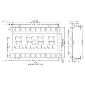 Miglior prezzo 4 cifre 40 Pin distributore di carburante schermo <span class=keywords><strong>LCD</strong></span> <span class=keywords><strong>Display</strong></span> a fascia alta visibilità - Product Image 6