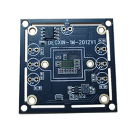 1MP OV9732 100 Derece Kamera Modülü 1280x720 USB Ücretsiz Sürücü Manuel Odaklama, WinXP/7/8/10 için 2/3 Metre USB Kablosu ile