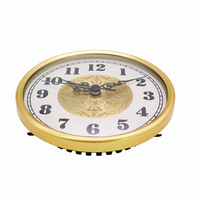 Mouvement d'horloge silencieux à balayage continu 12888 pour horloge de table à cadran antique, insert métallique 130 mm